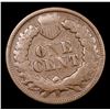 Image 3 : 1868 Indian Cent 1c Grades f+