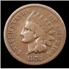 Image 2 : 1876 Indian Cent 1c Grades f+