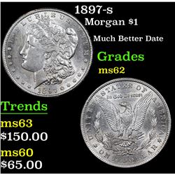 1897-s Morgan Dollar $1 Grades Select Unc