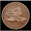 Image 2 : 1857 Flying Eagle Cent 1c Grades vf+