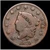 Image 2 : 1829 Coronet Head Large Cent 1c Grades f+