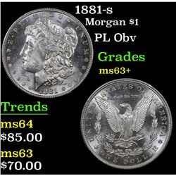 1881-s Morgan Dollar $1 Grades Select+ Unc