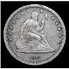Image 2 : 1861-p Seated Liberty Quarter 25c Grades vf++