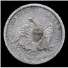 Image 3 : 1861-p Seated Liberty Quarter 25c Grades vf++