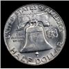 Image 3 : 1957-d Franklin Half Dollar 50c Grades Choice Unc+ FBL