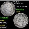 Image 1 : 1914-s Barber Dime 10c Grades xf+