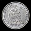 Image 2 : 1875-p Seated Liberty Dime 10c Grades xf+