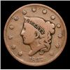 Image 2 : 1837 Coronet Head Large Cent 1c Grades f+