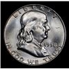 Image 2 : 1958-d Franklin Half Dollar 50c Grades Choice Unc FBL