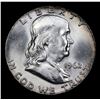 Image 2 : 1962-p Franklin Half Dollar 50c Grades Choice+ Unc