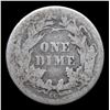 Image 3 : 1877-cc Seated Liberty Dime 10c Grades f+