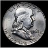 Image 2 : 1963-d Franklin Half Dollar 50c Grades Select+ Unc