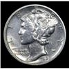 Image 2 : 1929-s Mercury Dime 10c Grades Select AU