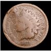 Image 2 : 1873 Open 3 Indian Cent 1c Grades vg details