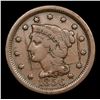 Image 2 : 1856 Braided Hair Large Cent 1c Grades vf details