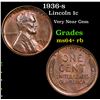 Image 1 : 1936-s Lincoln Cent 1c Grades Choice+ Unc RB