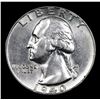 Image 2 : 1940-p Washington Quarter 25c Grades Choice AU/BU Slider