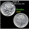 Image 1 : 1941-d Mercury Dime 10c Grades Choice AU