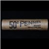 Image 5 : Mixed small cents 1c orig shotgun roll,1917-s Wheat Cent,1899 Indian Cent other end