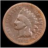 Image 2 : 1875 Indian Cent 1c Grades vg+