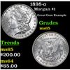 Image 1 : 1898-o Morgan Dollar $1 Grades GEM Unc