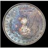 Image 3 : 1888-p Rainbow Toned Morgan Dollar $1 Grades Select+ Unc
