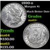 Image 1 : 1890-o Morgan Dollar $1 Grades Select+ Unc