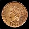 Image 2 : 1901 Indian Cent 1c Grades Select+ Unc RB