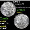 Image 1 : 1900-p Morgan Dollar $1 Grades Select Unc