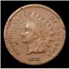 Image 2 : 1873 Open 3 Indian Cent 1c Grades f details