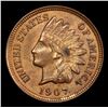 Image 2 : 1907 Indian Cent 1c Grades Select+ Unc RB