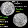 Image 1 : 1891-p Morgan Dollar $1 Grades Select Unc