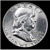 Image 2 : 1952-d Franklin Half Dollar 50c Grades Select Unc+ FBL