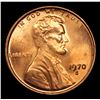 Image 2 : 1970-s Sm Date Lincoln Cent 1c Grades Choice+ Unc RD