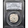 Image 2 : ***Auction Highlight*** PCGS 1962-d Mint Error Franklin Half Dollar 50c Graded ms63 By PCGS (fc)