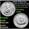 Image 1 : 1920 Pilgrim Old Commem Half Dollar 50c Grades GEM Unc