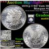 Image 1 : ***Auction Highlight*** 1878-p 7/8tf Vam 38 Morgan Dollar $1 Graded Choice Unc By USCG (fc)