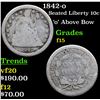Image 1 : 1842-o Seated Liberty Dime 10c Grades f+