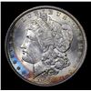 Image 2 : 1881-p Rainbow Toned Morgan Dollar $1 Grades Select+ Unc