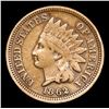 Image 2 : 1862 Indian Cent 1c Grades vf++