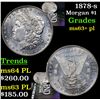 Image 1 : 1878-s Morgan Dollar $1 Grades Select Unc+ PL