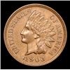 Image 2 : 1903 Indian Cent 1c Grades Select Unc RB