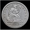 Image 2 : 1853-p Arrows & Rays Seated Liberty Quarter 25c Grades vf++