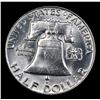 Image 3 : 1954-d Franklin Half Dollar 50c Grades Select Unc+ FBL