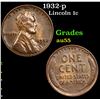 Image 1 : 1932-p Lincoln Cent 1c Grades Choice AU