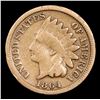 Image 2 : 1864 cn Indian Cent 1c Grades vf+
