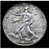 Image 2 : 1945-p Walking Liberty Half Dollar 50c Grades Unc Details