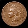 Image 2 : 1880 Indian Cent 1c Grades vf+