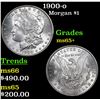 Image 1 : 1900-o Morgan Dollar $1 Grades GEM+ Unc