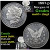 Image 1 : 1897-p Morgan Dollar $1 Grades Select Unc+ DMPL